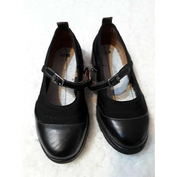 DR COMFORT casual solid black hook and loop 8.5EEE - Picture 1 of 3